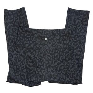 Lululemon Align High-Rise Leggings Stretch Pants Camouflage Black Grey Size 6